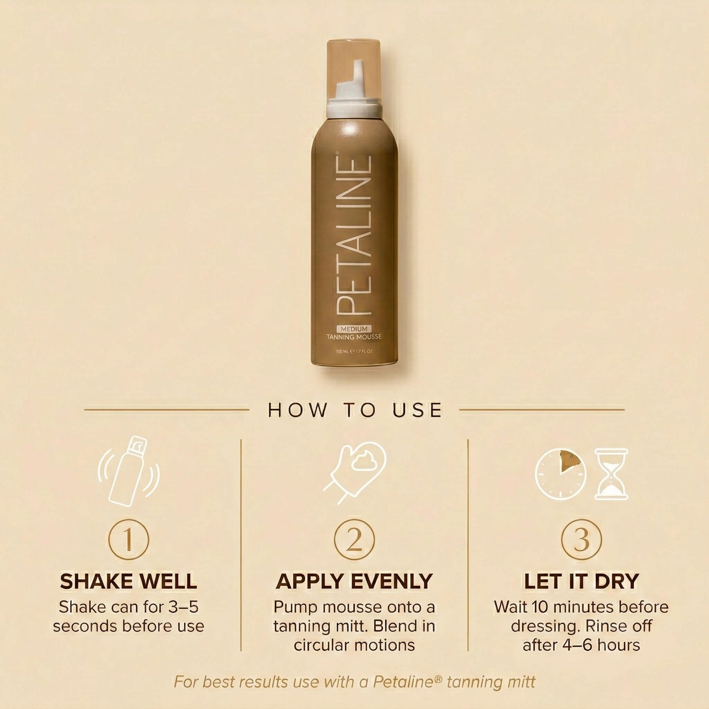 PETALINE™ Self-Tanning Mousse